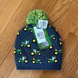 NWT John Deere Tractor Knit Toddler Beanie